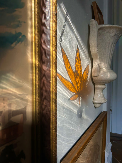 Amber Leaf Suncatcher