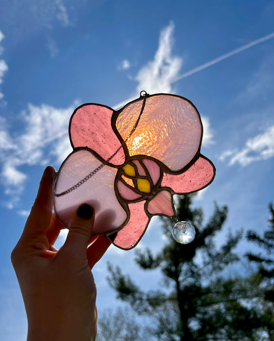 Orchid Suncatcher
