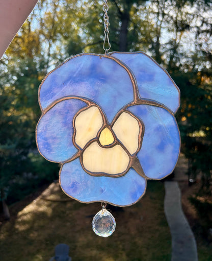 XL Pansy Suncatcher