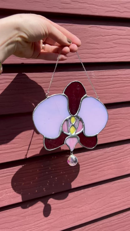 Orchid Suncatcher